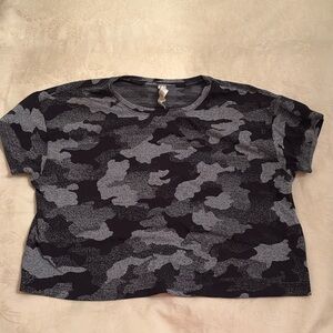 Lululemon Camo Crop Top